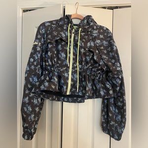 Free People FP Movement Cropped Windbreaker, Size Small
